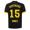 Camiseta de fútbol Borussia Dortmund Hummels 15 Segunda Equipación 23-24 - Hombre